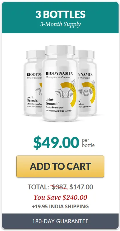 Joint Genesis supplement 3 Bottles